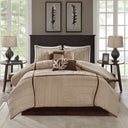Dune - Queen - Piece Comforter (Set of 7) - Beige