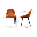 Sedona - Dining Chair (Set of 2) - Amber - Moe's Home Collection - Chair Sets - Elite Enclave Home