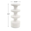 Balian - Outdoor Stone Drink Table - White