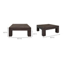 Evander - Coffee Table - Dark Brown - Moe's Home Collection - Coffee Tables - Elite Enclave Home