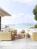 Playa - Sofa - Light Brown / White