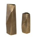Geoform - Indoor - Outdoor Vases (Set of 2) - Brass - Uttermost - Vases & Jars - Elite Enclave Home