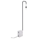 Industrial Marble Bulb Floor Lamp - Black And White - HomeRoots - Floor Lamps - Elite Enclave Home