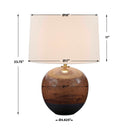 Brownell - Table Lamp - Rust Brown