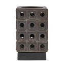 Lattice - Indoor - Outdoor Lantern Candleholder - Brown / Gray - Uttermost - Candles & Holders - Elite Enclave Home