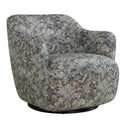 Ansel - Tapestry Swivel Chair - Green