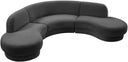Rosa - Sectional - Meridian Furniture - Stationary Sectionals - Elite Enclave Home