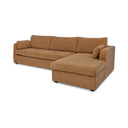 Burrow - Sleeper Sectional With Right Storage Chaise - Ginger - Moe's Home Collection - Sleeper Sectionals - Elite Enclave Home
