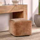 Uttermost Heirloom Velvet Pouf – luxurious velvet fabric in rich jewel tones