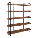 Vancouver - Large Bookshelf - Brown - Moe's Home Collection - Standard Bookcases - Elite Enclave Home