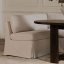 Fable - Slipcover Dining Chair And Half - Beige - Moe's Home Collection - Side Chairs - Elite Enclave Home