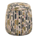 Arem - Upholstered Multi - Color Ottoman - Gray / Pink / White / Yellow - Uttermost - Upholstered Ottomans - Elite Enclave Home