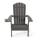 Heavy Duty Plastic Adirondack Chair - Charcoal