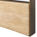 Russo - Oversized Modern Mirror - Light Brown