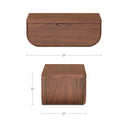 Hettie - Floating Nightstand - Dark Brown - Moe's Home Collection - Accent Nightstands - Elite Enclave Home