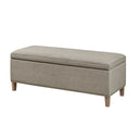 Caymus - Rectangular Soft Close Storage Bench - Light Gray - Martha Stewart - Storage Benches - Elite Enclave Home