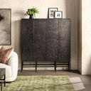 Amilio - Tall Cabinet - Rust Noir - Classic Home - Accent Cabinets - Elite Enclave Home