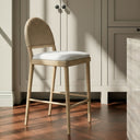 Claire - Counter Stool - Natural - Moe's Home Collection - Counter Height (24" - 27") - Elite Enclave Home