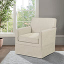 Paula - Slipcover Accent Armchair - Cream - 510 Design - Arm Chairs - Elite Enclave Home