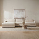 Farrow - Left Sectional - Flecked Oat - Moe's Home Collection - Stationary Sectionals - Elite Enclave Home