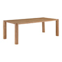 Post - Small Dining Table - Natural - Moe's Home Collection - Dining Tables - Elite Enclave Home