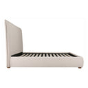 Luzon - King Bed Tall Headboard - Wheat - Moe's Home Collection - Upholstered Beds - Elite Enclave Home