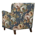 Lainey - Floral Upholstered Armchair - Blue - Uttermost - Arm Chairs - Elite Enclave Home
