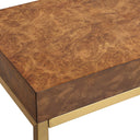 Moran - Burl Console Table - Light Brown - Uttermost - Console Tables- Elite Enclave Home