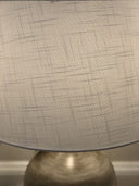Table Lamp With White Empire Shade (Set of 2) - Black