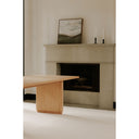 Round Off - Small Oak Dining Table - Light Brown - Moe's Home Collection - Dining Tables - Elite Enclave Home