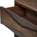 Bowtie - 3 Drawer Mid-Century Chest - Dark Brown - Uttermost - Accent Chests- Elite Enclave Home