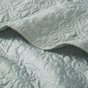 Quebec - Oversized Quilted Throw - Seafoam - Madison Park - Throws - Elite Enclave Home
