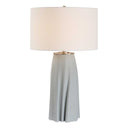 Cover Up - Sculpted Table Lamp - Blue / Silver - Uttermost - Table Lamps - Elite Enclave Home
