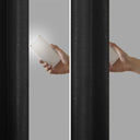 Emilia - Twist Tab Total Blackout Window Curtain Panel - Black - Madison Park - Curtains & Drapes - Elite Enclave Home