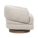 Chassia - Swivel Accent Chair - Pearl Silver
