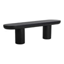 Rocca - Bench - Black - Concrete - Moe's Home Collection - Dining Benches - Elite Enclave Home