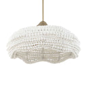 Biddeford - 5 Light Beaded Pendant - White - Uttermost - Pendant Lighting- Elite Enclave Home