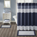 Amherst - 24" x 60" Tufted Bath Rug - Navy - Madison Park - Bath Rugs & Mats - Elite Enclave Home