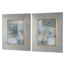 Gilded Whimsy - Abstract Prints (Set of 2) - Dark Gray