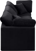 Indulge - Velvet 3 Seat Modular Sofa - Meridian Furniture - Stationary Sectionals - Elite Enclave Home