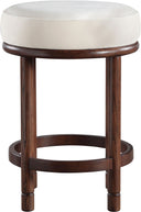 Monette - Counter Stool With Brown Base - Meridian Furniture - Counter Height (24" - 27") - Elite Enclave Home