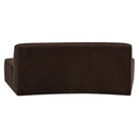 Naomi - Convex Sofa - Dark Brown - Moe's Home Collection - Stationary Sofas - Elite Enclave Home
