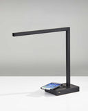 Slender Bar Metal LED Charging Desk Light - Black