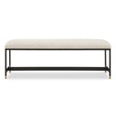 Halston - Upholstered Bench - White