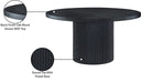 Belinda - Oak Veneer Table - Meridian Furniture - Dining Tables - Elite Enclave Home