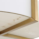 Cresson - 4 Light Drum Pendant - White / Gold - Uttermost - Pendant Lighting- Elite Enclave Home