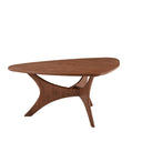 Blaze - Wood Triangle Coffee Table - Brown - INK+IVY - Coffee Tables - Elite Enclave Home