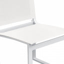 Aluminum Indoor Outdoor Dining Chair (Set of 2) - White