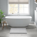 Splendor - 21" x 34" Tufted Reversible Bath Rug - Gray - Madison Park Signature - Bath Rugs & Mats - Elite Enclave Home