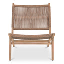 Palma - Outdoor Lounge Chair - Warm Brown - Moe's Home Collection - Lounge Chairs - Elite Enclave Home